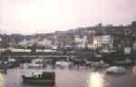 Hafen von Scarborough/England